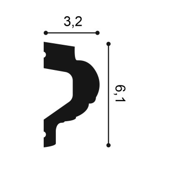 Brauri decorative Orac Decor ORC-P3020, material: PUROTOUCH®