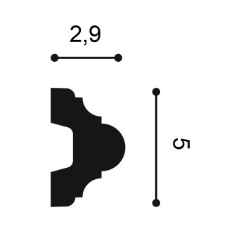 Brau decorativ flexibil Luxxus P4020F
