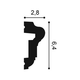 Brau decorativ alb cu design elegant