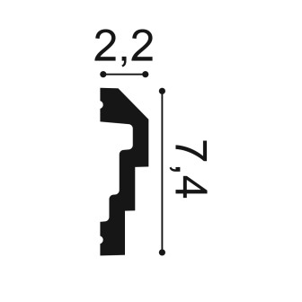 Brau decorativ alb, design elegant