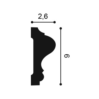 Brau Decorativ Flexibil Alb