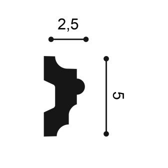 Brauri decorative Orac Decor ORC-P9040, material: PUROTOUCH®