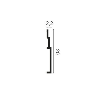 Profile Decorative Orac Decor ORC-SX181, material: Duropolimer