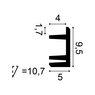Scafa decorativa moderna pentru iluminat indirect