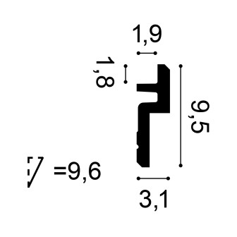 Scafă decorativă modernă pentru tavan