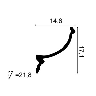 Scafa decorativa pentru iluminat indirect cu LED
