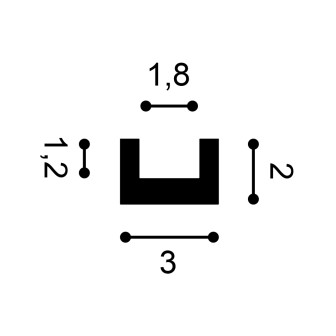 Cornisa flexibila pentru iluminat indirect LED