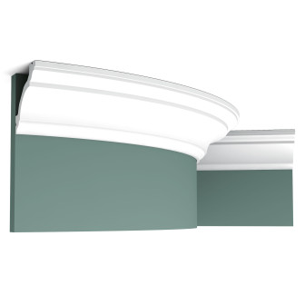 Cornisa decorativa flexibila alba