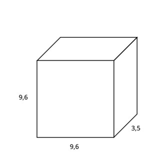 Ornament decorativ alb cu model floral
