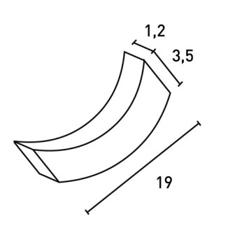 Coltar decorativ pentru brauri Axxent