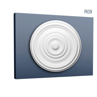 Rozetă decorativă albă pentru tavan