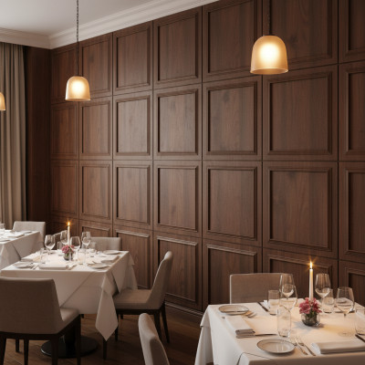 Panou MDF Agora, Columbia Walnut, Imitații Lemn