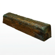 Grindă Aparentă Imitație Lemn, Maro Închis, Rustic, Profil U, 12x12x200 cm