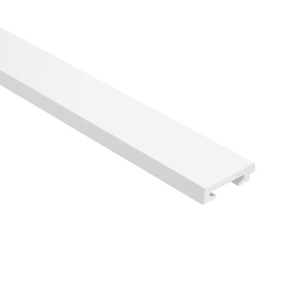 Profil stânga pentru Panoul riflat 3D Lamelli Grosso, White, 200x4.9 cm, Mardom Decor