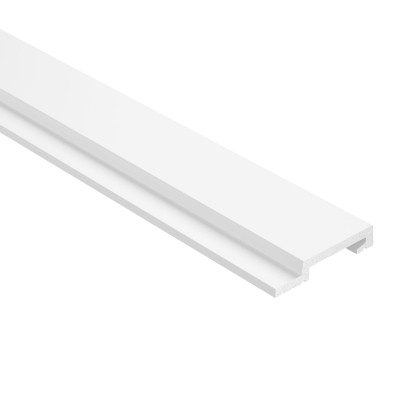 Profil dreapta pentru Panoul riflat 3D Lamelli Grosso, White, 200x6.5 cm, Mardom Decor