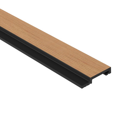 Profil dreapta pentru Panoul riflat 3D Lamelli Grosso, Classic Oak, 270x6.5 cm, Mardom Decor