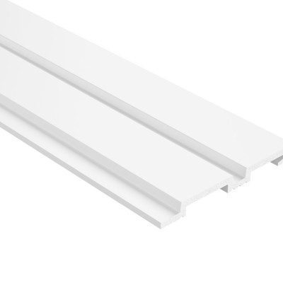 Riflaj decorativ 3D Lamelli Grosso, Alb