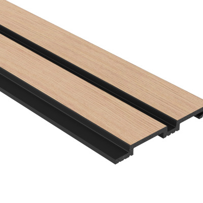 Riflaj decorativ 3D Lamelli Grosso, Stejar Deschis