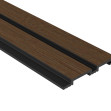 Riflaj decorativ 3D Lamelli Grosso, Dark Oak, 270x12 cm, Mardom Decor