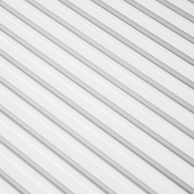 Riflaj decorativ 3D Lamelli Stretto Premium, Alb