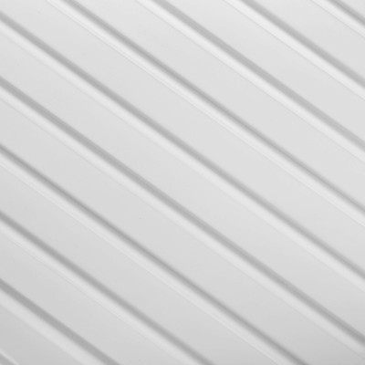 Riflaj decorativ 3D Lamelli Medio Premium, Alb