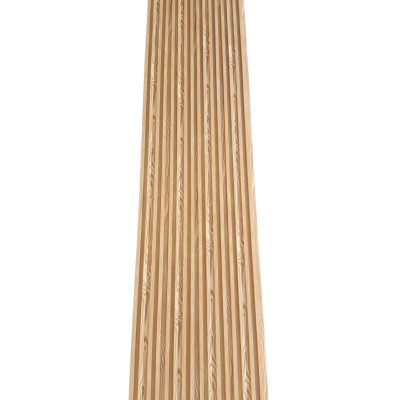 Riflaj decorativ WPC Natur Oak montat pe perete