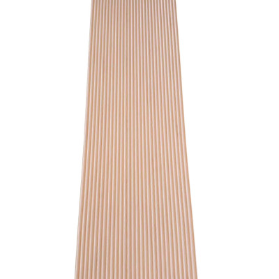 Riflaj decorativ WPC Oak montat pe perete