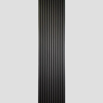 Panou riflat de exterior Black montat pe fațadă