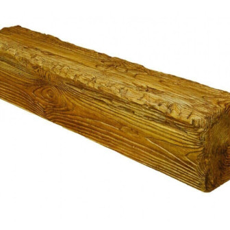 Grindă Aparentă Imitație Lemn, Maro Deschis, Rustic, Profil U