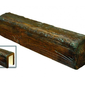 Grinda Aparenta Imitație Lemn, Maro Închis, Rustic
