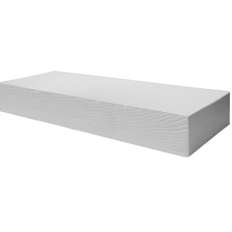 Placă Decorativă Imitație Lemn, Alb, Modern