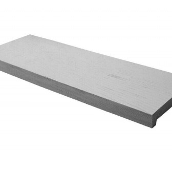 Placă Decorativă Imitație Lemn, Alb, Modern, 17x3x300 cm