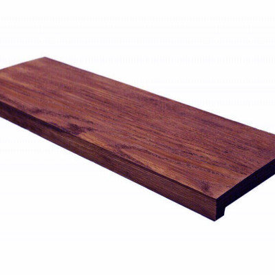 Placă Decorativă Imitație Lemn, Roșu, Modern, 17x3x300 cm