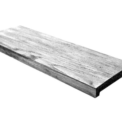 Placă Decorativă Imitație Lemn, Gri, Modern, 17x3x300 cm