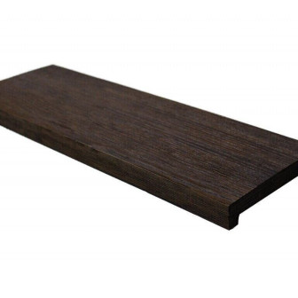 Placă Decorativă Imitație Lemn, Maro închis, Modern, 17x3x300 cm