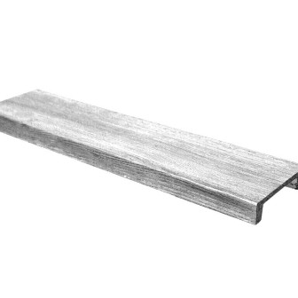 Placă Decorativă Imitație Lemn, Gri, Modern, 12x3x300 cm