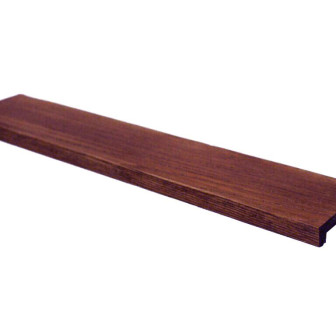 Placă Decorativă Imitație Lemn, Roșu, Modern, 10x2x300 cm