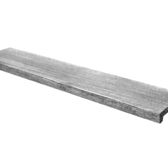 Placă decorativă imitație lemn gri, 10x2x300 cm