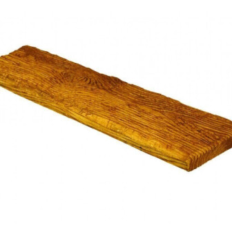 Placă decorativă imitație lemn maro deschis, aspect rustic