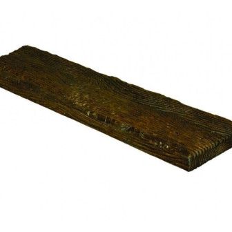 Placă Decorativă Imitație Lemn Maro Închis Rustic