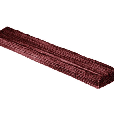 Placă Decorativă Imitație Lemn, Roșu, Rustic, 12x3.5x300 cm