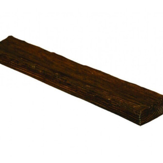 Placă decorativă imitație lemn, maro închis, rustic