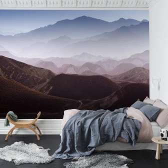 Tapet 3D Gradient Mountains