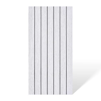 Panouri decorative autoadezive albe cu linii negre într-un interior modern