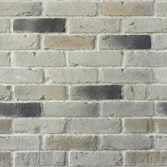 Panouri decorative cu aspect de cărămidă aparentă alb murdar într-un living modern