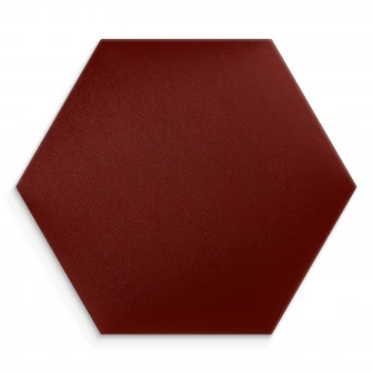 Panou tapițat hexagon catifelat, burgundy, Simply Wall Panels