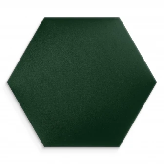 Panou tapițat hexagon catifelat, verde, Simply Wall Panels