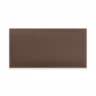 Panou tapițat catifelat, dreptunghiular, maro, Simply Wall Panels