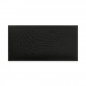 Panou tapițat catifelat, dreptunghiular, negru, Simply Wall Panels